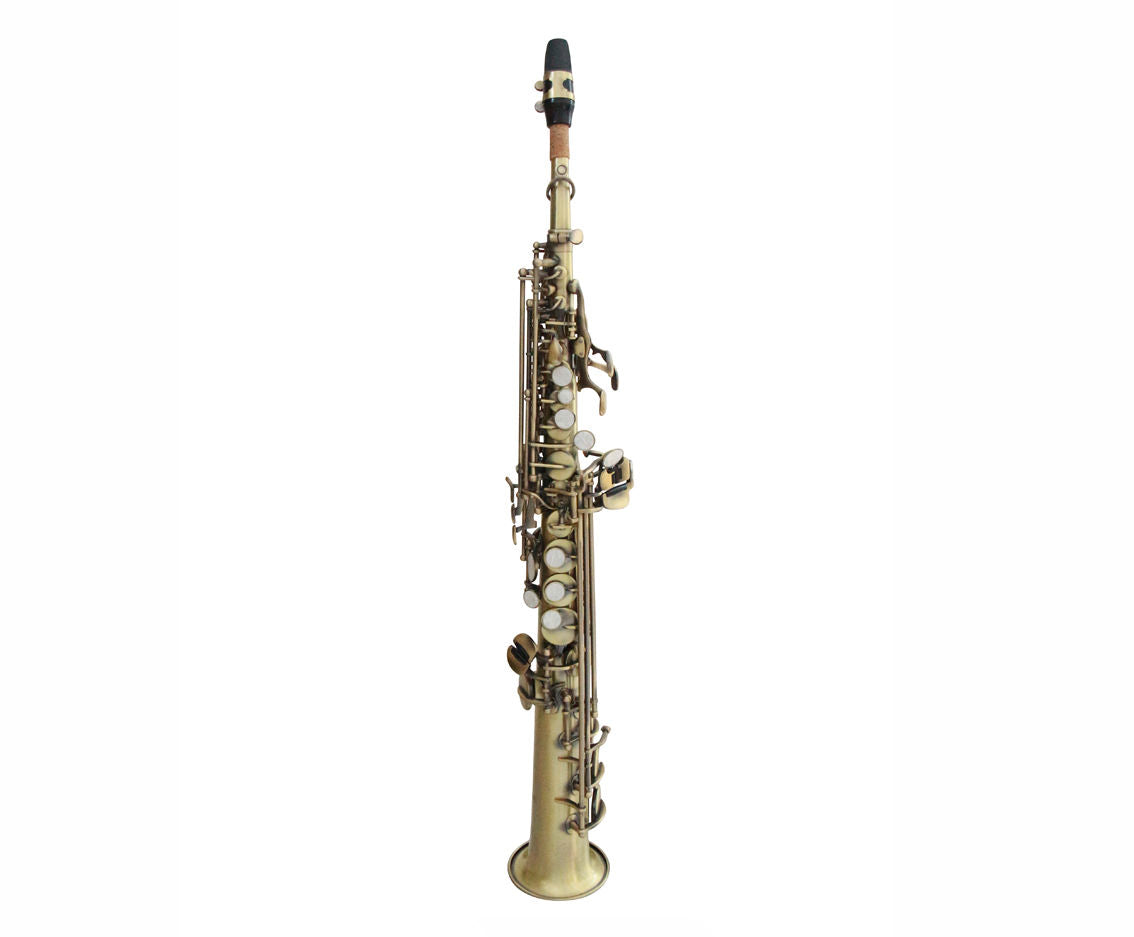 Marciano SSA-120 B Flat Soprano Saxophone Antique Finish